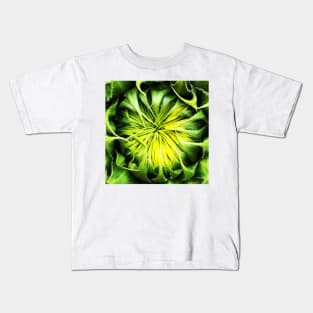 Green Sunflower Kids T-Shirt